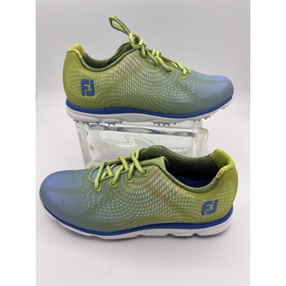 emPOWER Women’s Golf Shoes – Size 7M – Green/Blue – Waterproof – NEW in Box - Picture 2 of 5